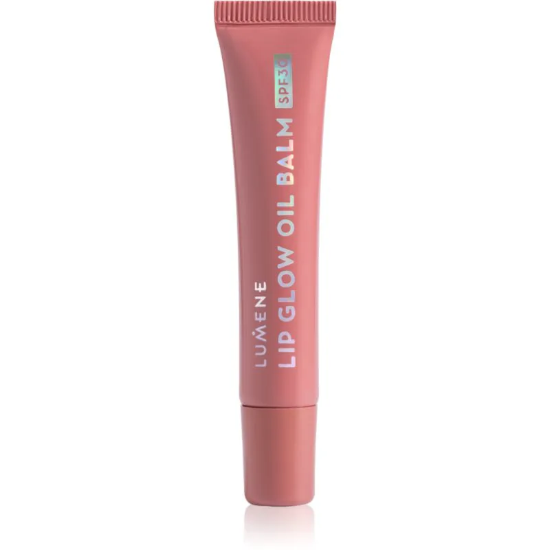 Lumene Lip Glow Oil Balm λάδι με χρώμα για τα χείλη SPF 30 απόχρωση 1 Fudge 10 ml