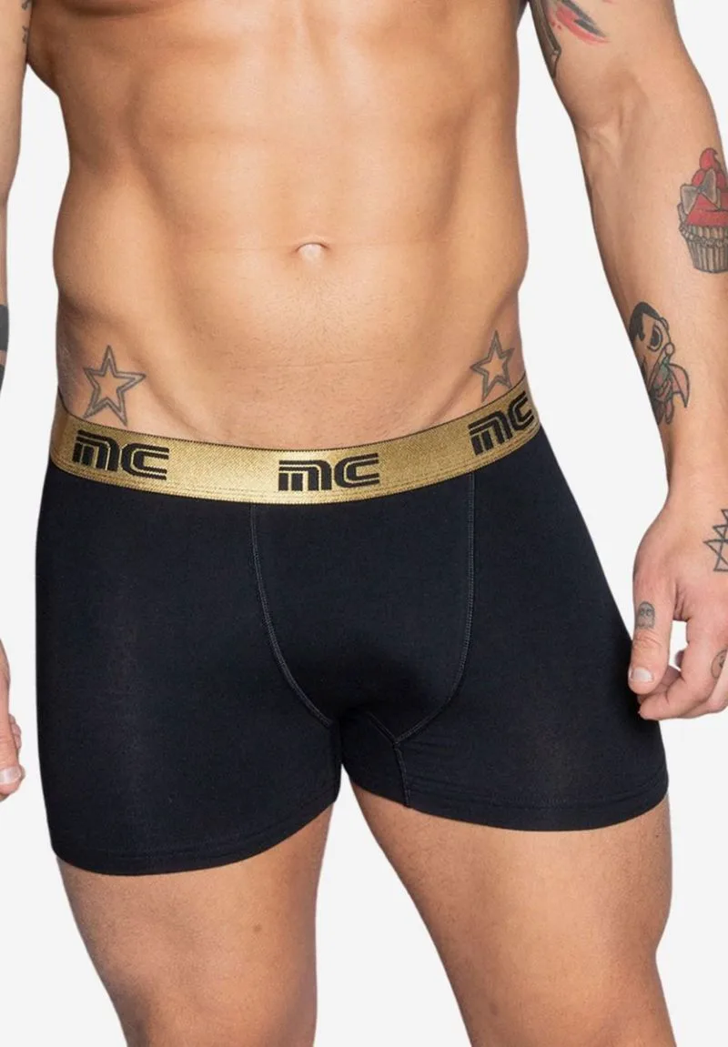 Nina Club 411 Ανδρικό Boxer σε Μαύρο / Μεταλλικό χρώμα