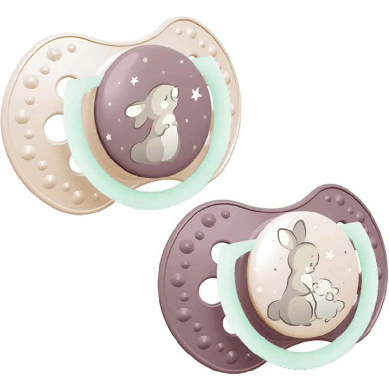 LOVI NIGHT&DAY Girl πιπίλα 0-6 m 2 τμχ