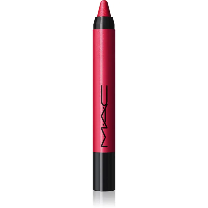 MAC Cosmetics Dazzlelips Crayon αστραφτερό κραγιόν σε μολύβι απόχρωση Red Halo 1.5 γρ
