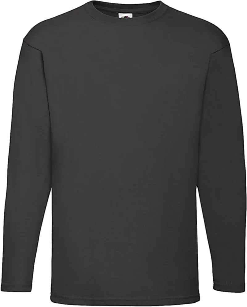 Μακρυμάνικο T-Shirt Valueweight Fruit of the Loom 61-038-0 Black