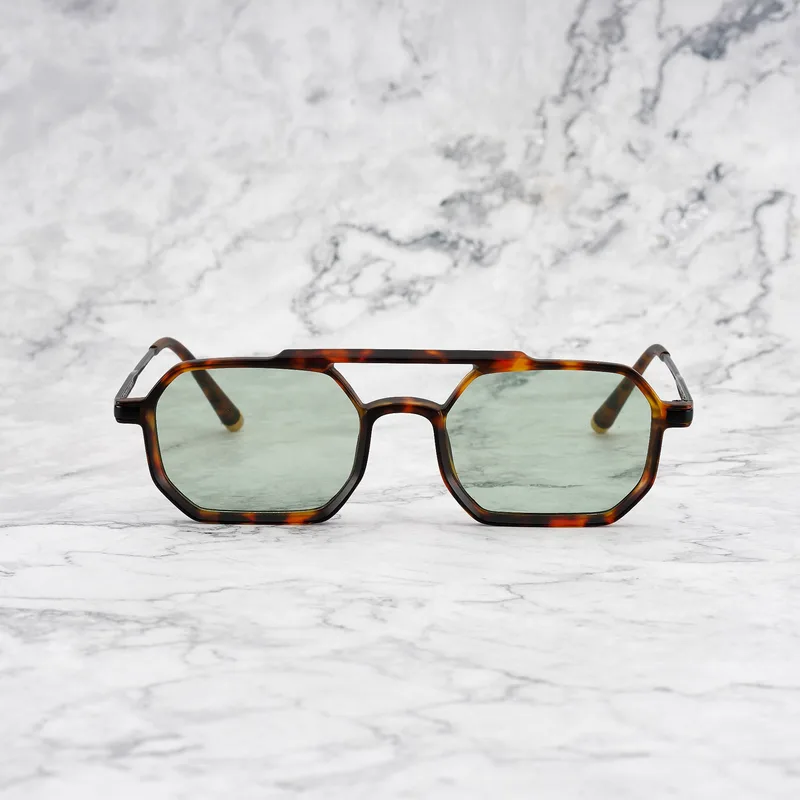 RICHARD 40EP10M - RICHARD - MATT TORTOISE - LIGHT GREEN Sunglasses | Matt Tortoise | Light Green Shades | Explicit Poets Sunglasses