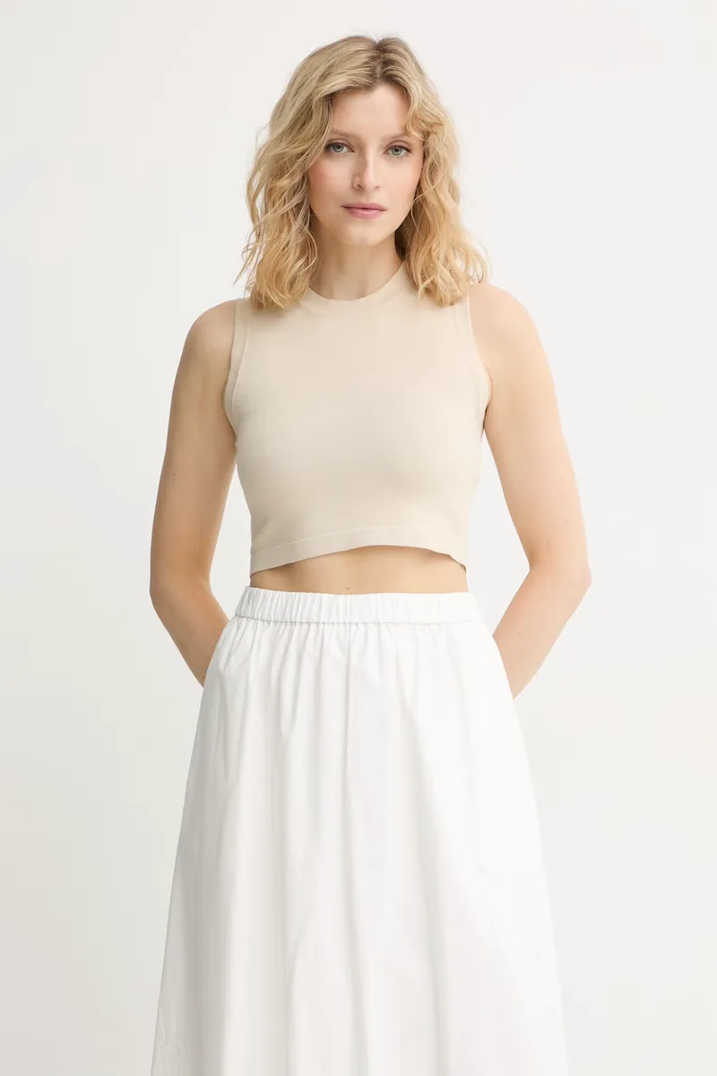 Weekend Max Mara crop top Γυναικείο με βισκόζη