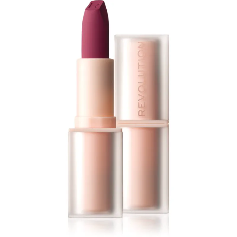 Revolution Lip Allure Soft Satin Lipstick Κρεμώδες κραγιόν με σατέν φινίρισμα απόχρωση Berry Boss 3.2 γρ