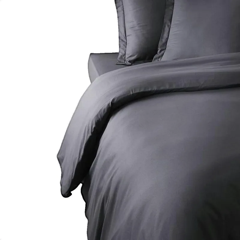 Παπλωματοθήκες Today Housse de couette Essential gris fusain 240x260 cm