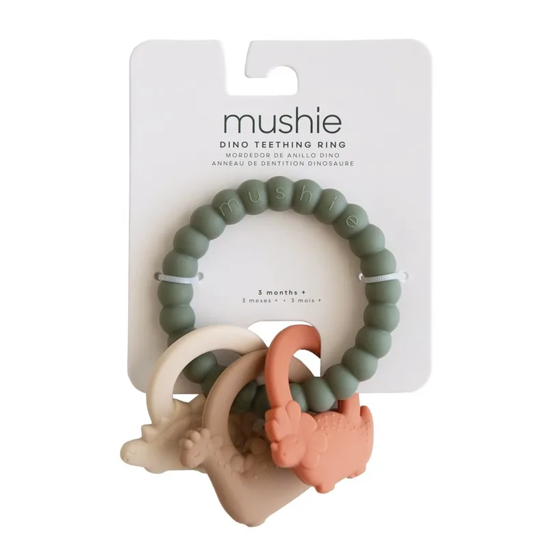 Κρίκος με Μασητικά Παιχνιδάκια Dino - Mushie