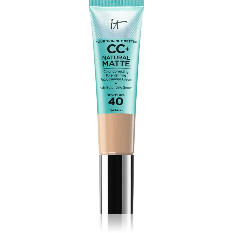 IT Cosmetics Your Skin But Better CC+ Natural Matte CC κρέμα για ματ εμφάνιση SPF 40 Light 32 ml