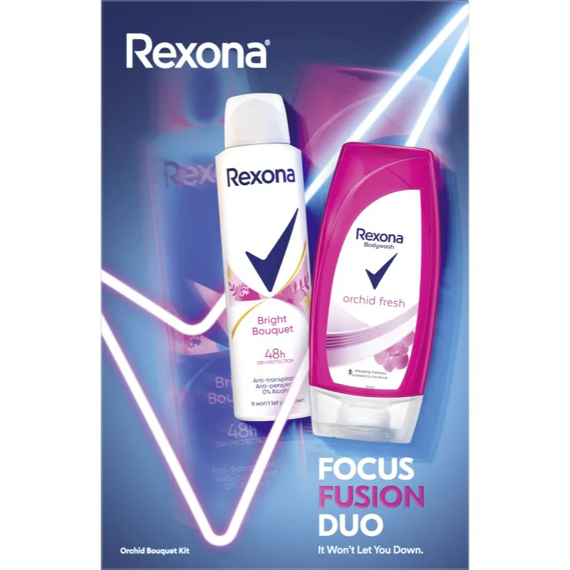 Rexona Bright Bouquet σετ δώρου για γυναίκες