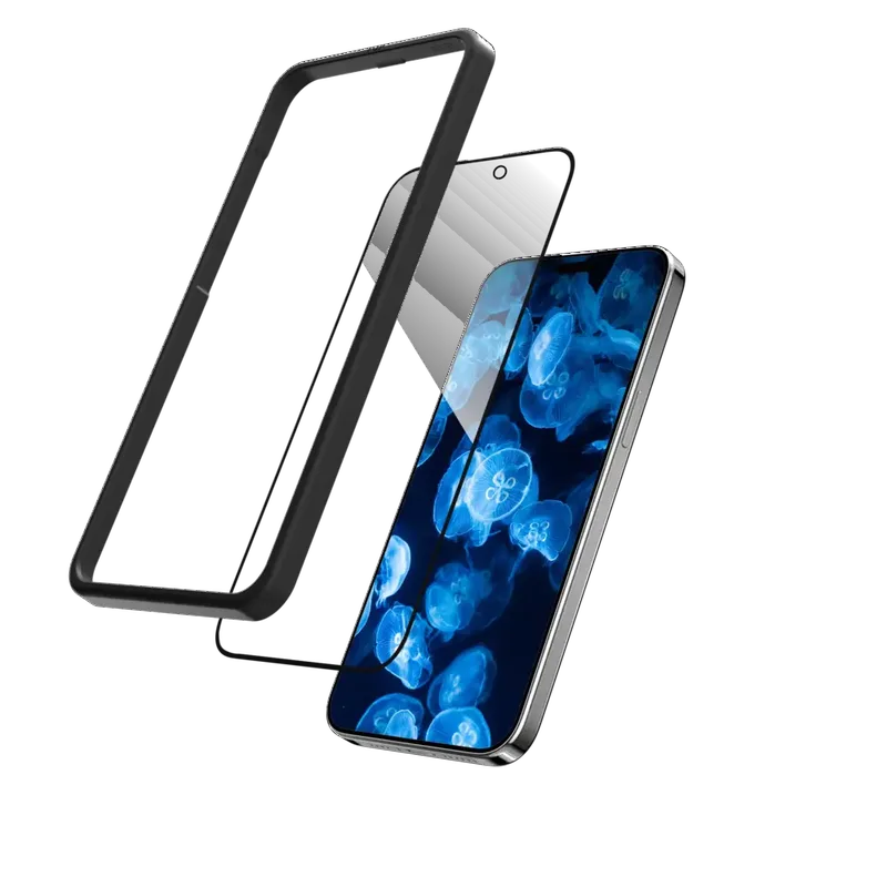 MagEasy Vetro Anti-Blue Light Tempered Glass iPhone 16 Pro (With Easy Installation Frame)