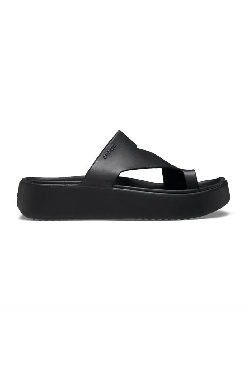 Crocs γυναικεία σανδάλια "Getaway Platform Toe Loop" - E79794 Μαύρο