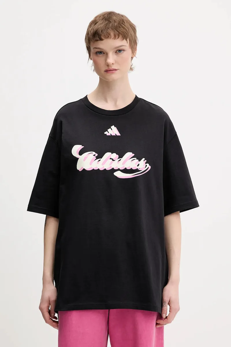 Βαμβακερό μπλουζάκι adidas House of Tiro