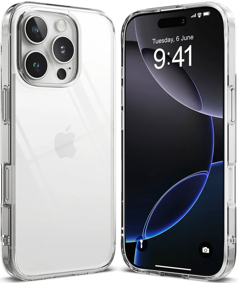 Σκληρή Θήκη με TPU Bumper - Apple iPhone 16 Pro - Ringke Fusion - Clear (8809961789762)