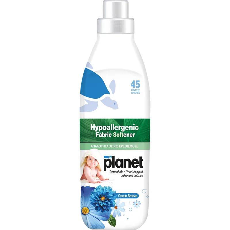 MyPlanet Hypoallergic Fabric Softener Ocean Breeze Υποαλλεργικό Συμπυκνωμένο Μαλακτικό Ρούχων 1000ml