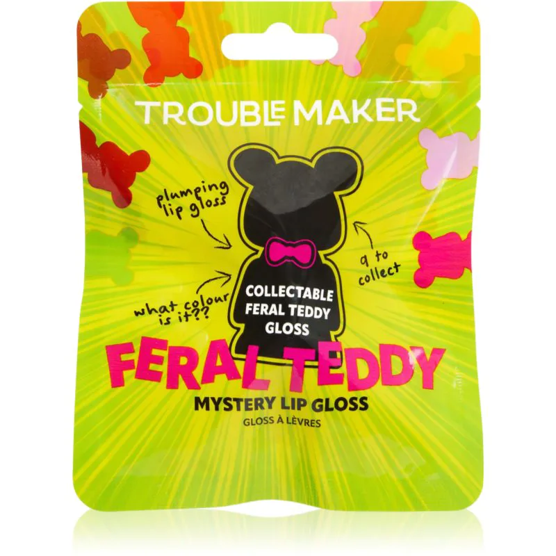 Trouble Maker Feral Teddy Mystery Plumping Lip Gloss λιπ γκλος για αύξηση του αποτελέσματος 1.1 ml