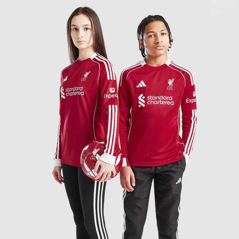 adidas K Liverpool FC 25/26 Long Sleeve Home Jerse (9000254323_90206)