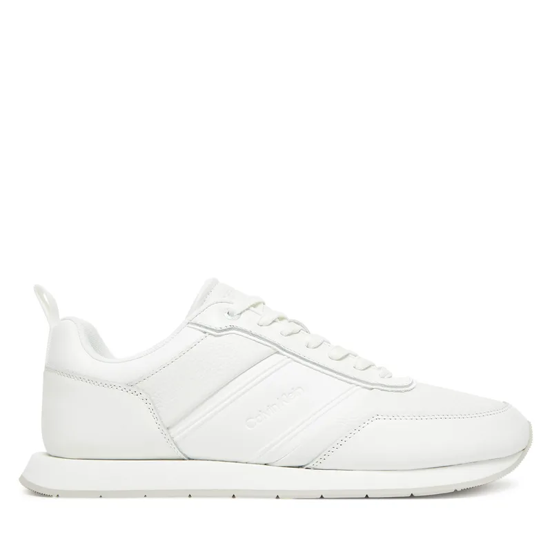 Αθλητικά Calvin Klein Low Prof Runn Laceup Tape HM0HM01897 Λευκό