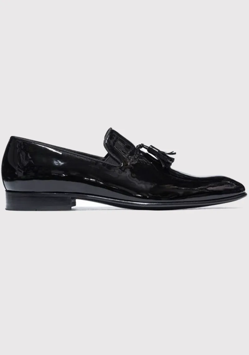 Perla Moda Λούστρινα Μοκασίνια της σειράς Moc - 4441VER Black