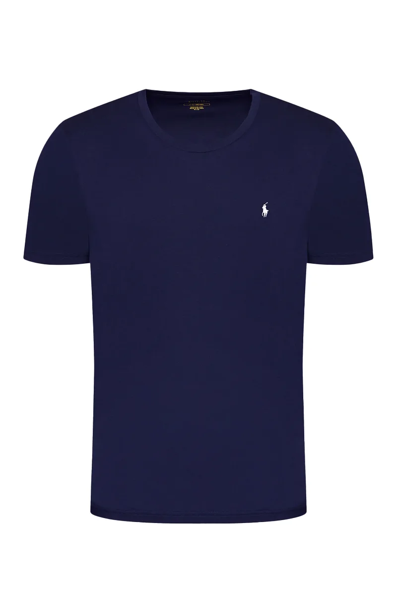 ΑΝΔΡΙΚΟ T-SHIRT CREW TOP POLO RALPH LAUREN ΚΑΝΟΝΙΚΗ ΓΡΑΜΜΗ ΜΠΛΕ