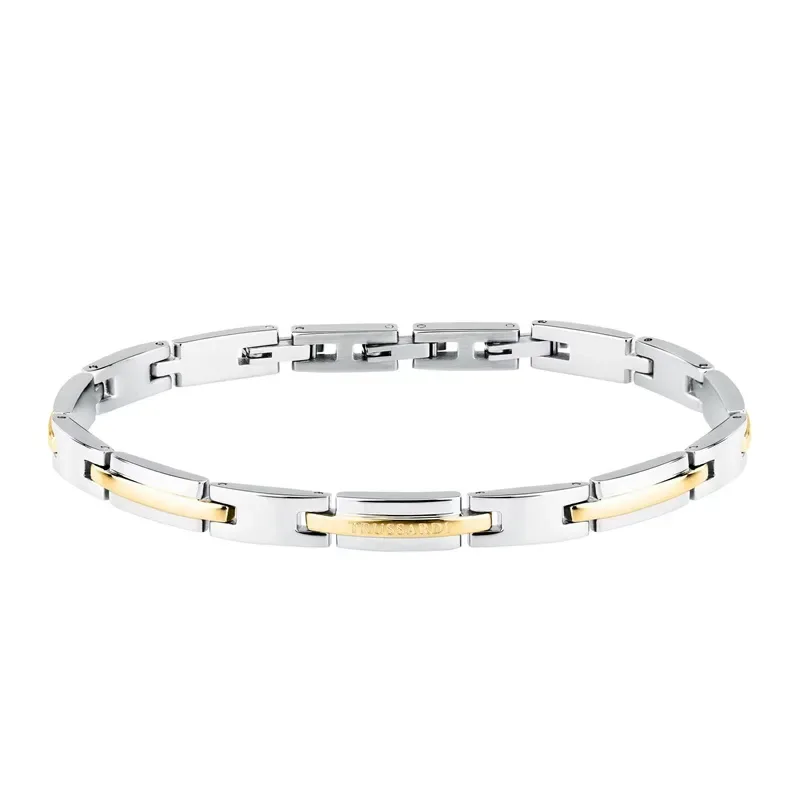 Δίχρωμο ανδρικό βραχιόλι Trussardi Stainless Steel TJAXV27 TJAXV27 Ατσάλι