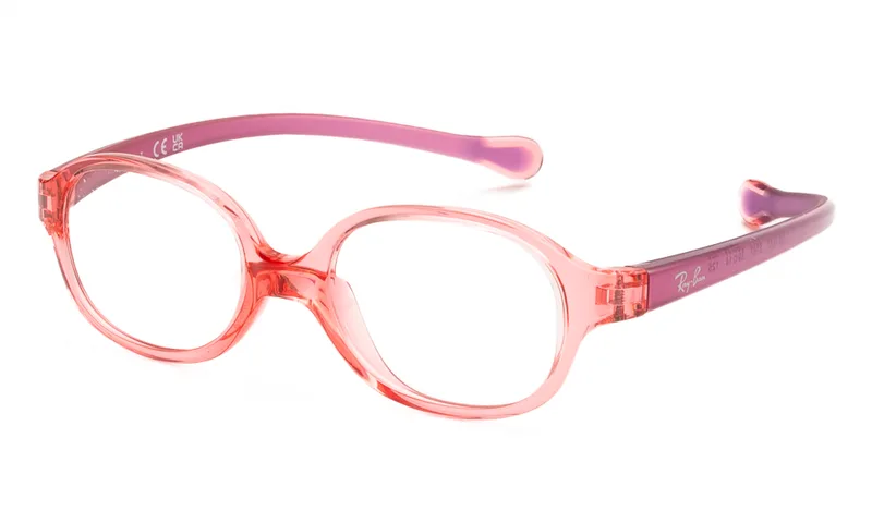 RAY BAN ΣΚΕΛΕΤΟΣ ΟΡΑΣΕΩΣ RAY BAN JUNIOR RY1587 3767 3914 RY1587 ΚόκκινοΡόζ