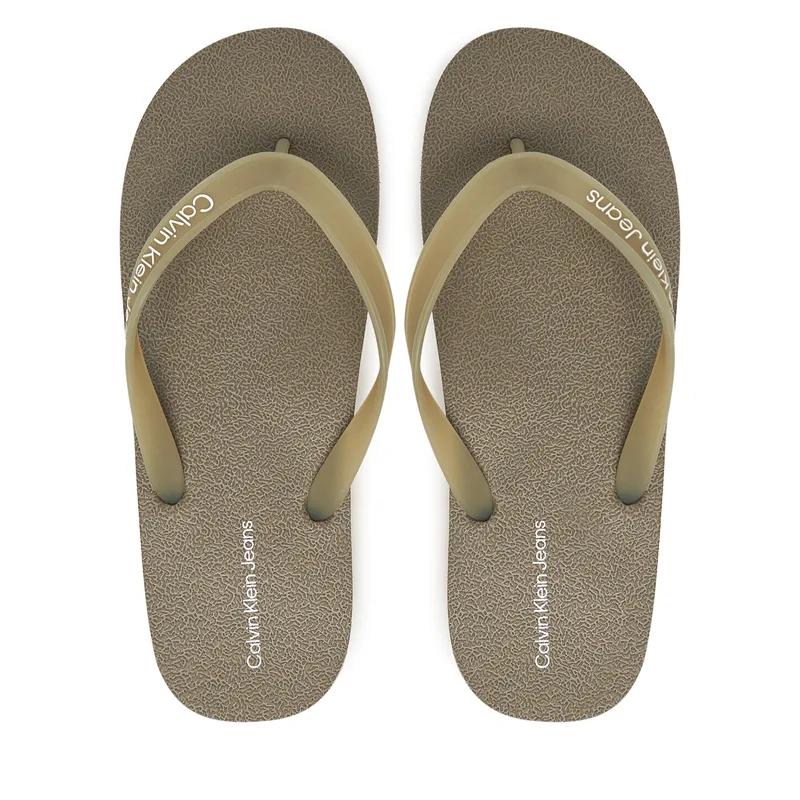 Σαγιονάρες Calvin Klein Jeans Thong+ Tpu YM0YM01265 Καφέ