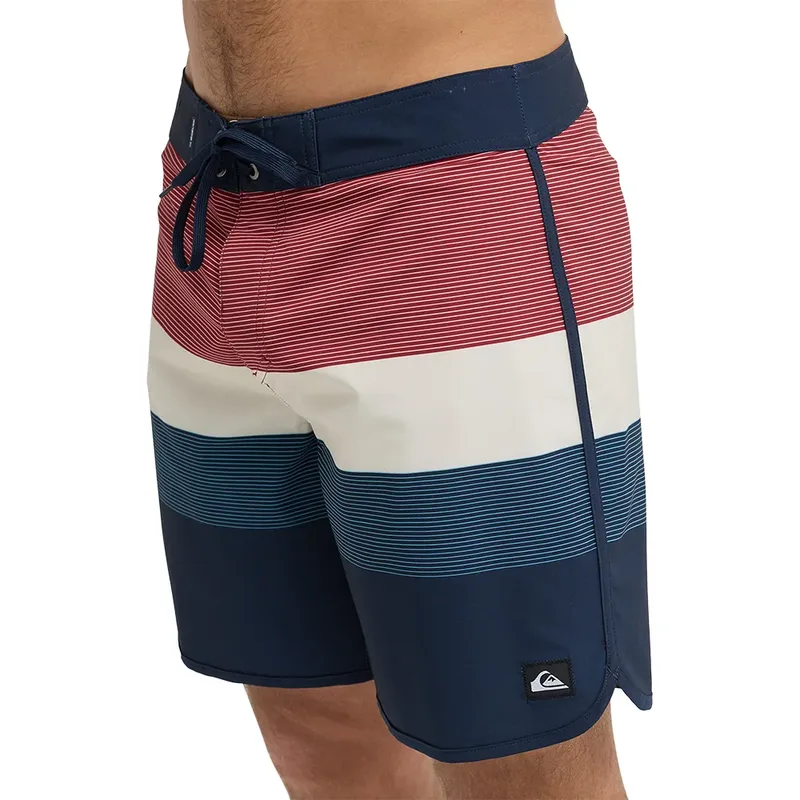 Quiksilver Ανδρικό Μαγιό Βερμούδα Surfsilk Scallop 18" EQYBS04921-KTP7 Μπλε