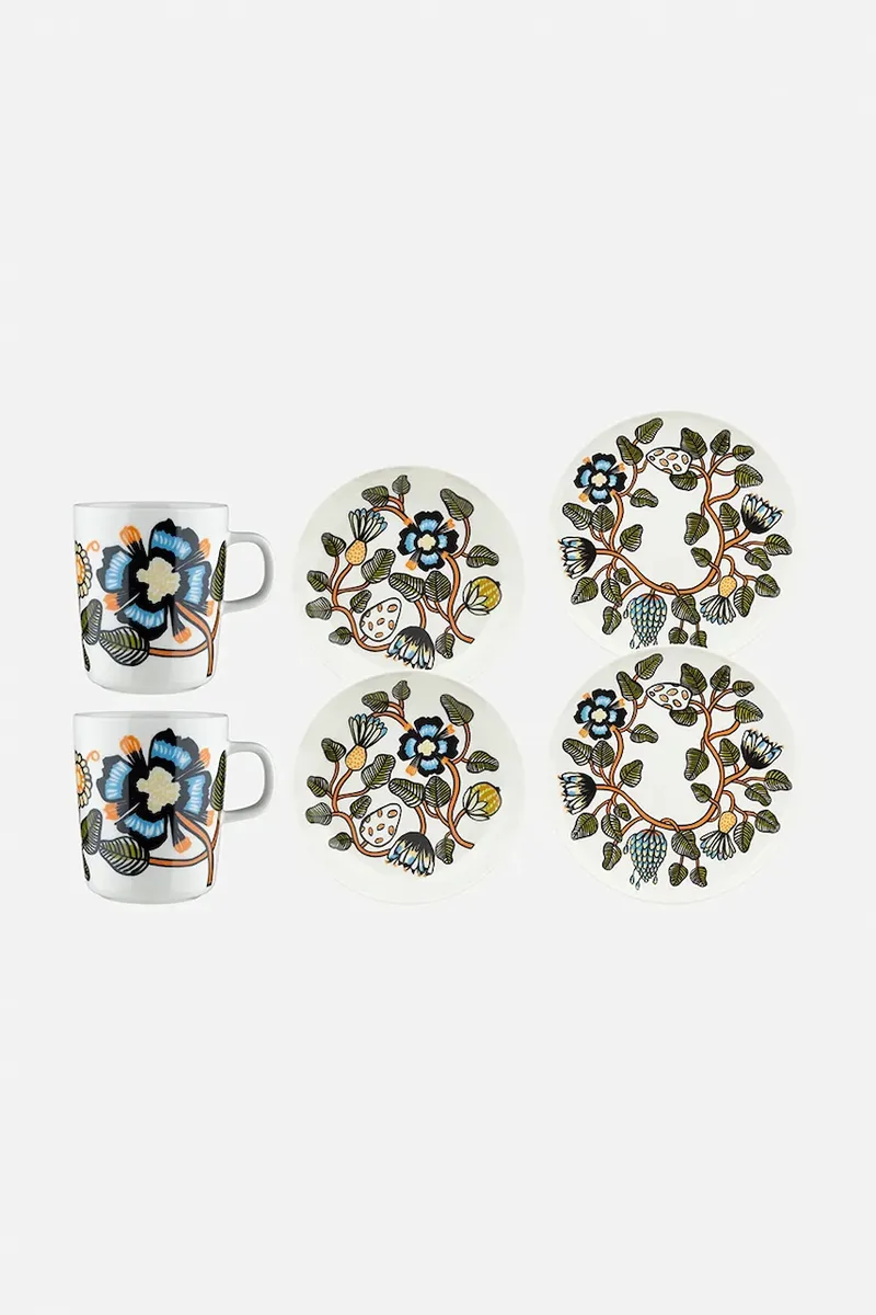 Marimekko σερβίτσιο μεσημεριανού με κεραμικό