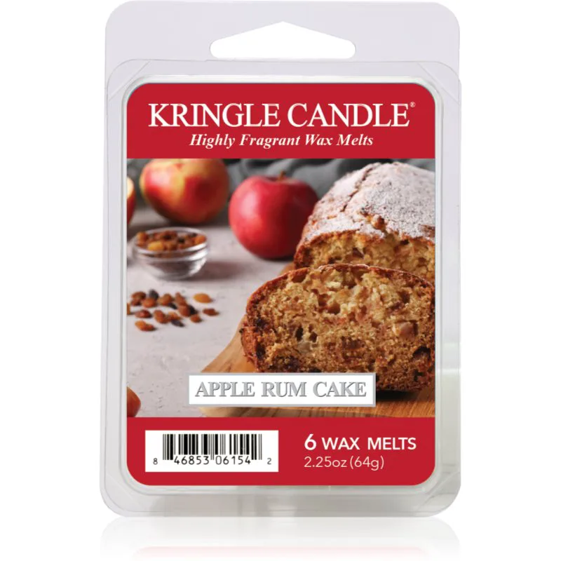 Kringle Candle Apple Rum Cake κερί για αρωματική λάμπα 64 γρ