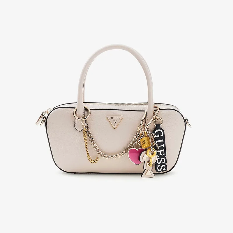GUESS Davina Small Satchel Light Taupe Universal