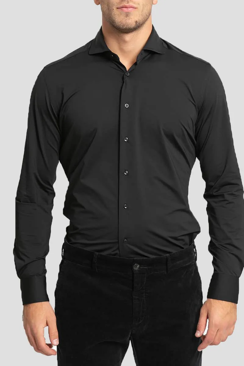 XACUS Ανδρικό Μπλε Plain Buttoned Shirt/Blue