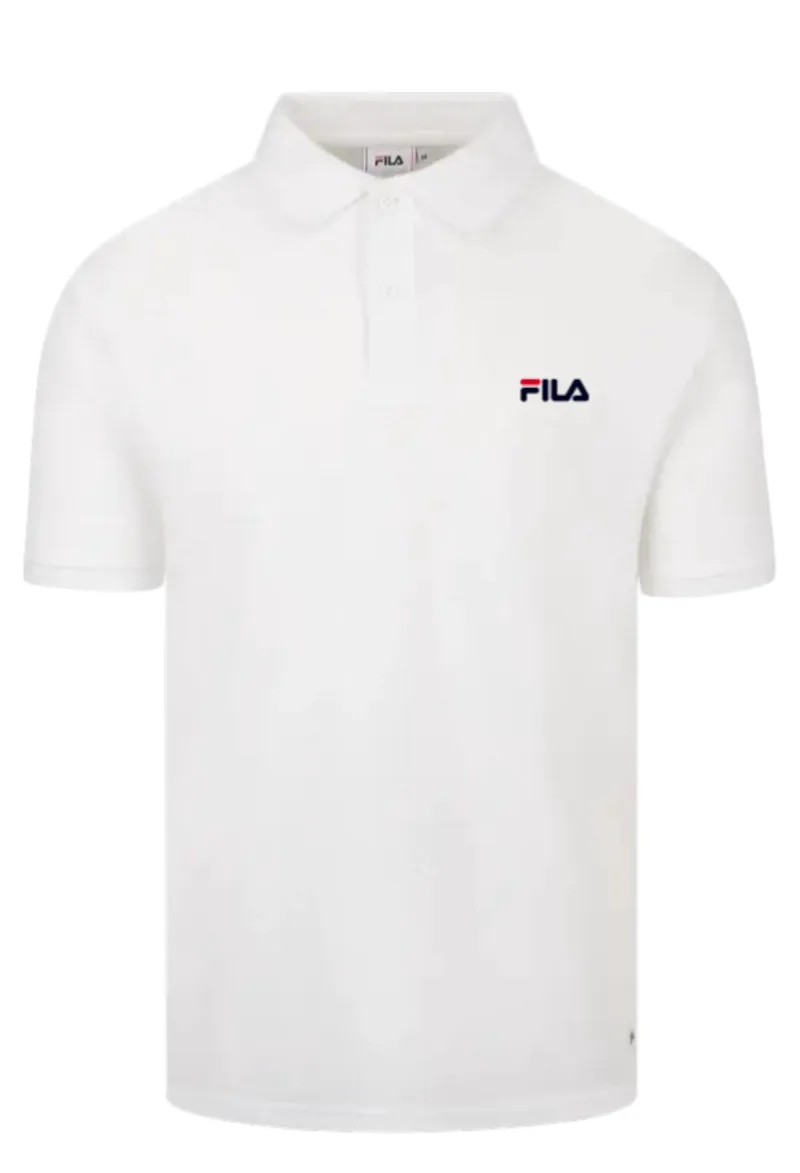 Μπλούζα Polo Fila Pique APCDMS25004-WHITE Ανδρικό