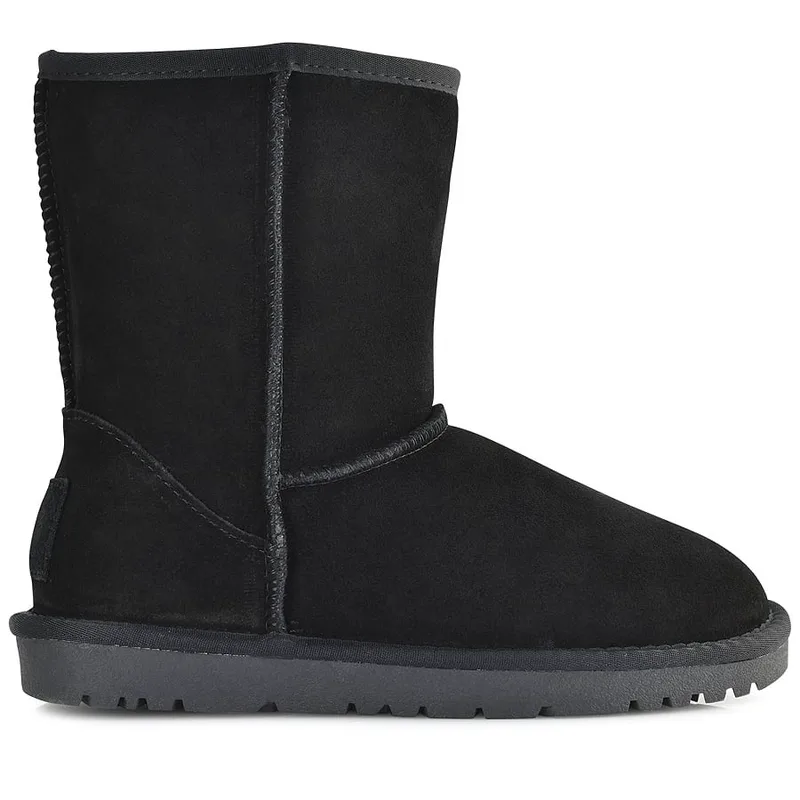 Μαύρο δερμάτινο Australian Boot Kelara K21209