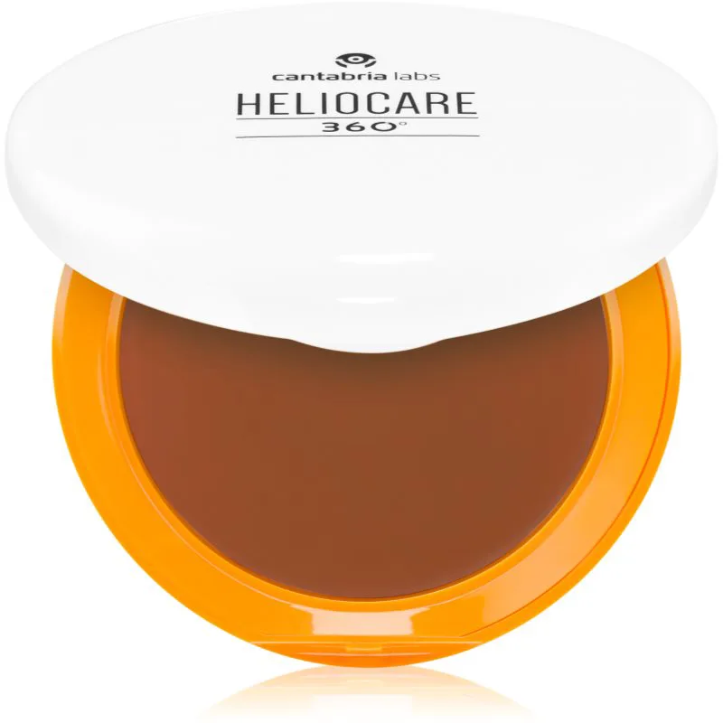 Heliocare 360° Oil-Free Compact συμπαγής πούδρα μεικ απ SPF 50+ απόχρωση Bronze 10 γρ