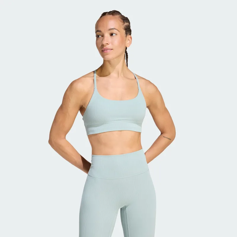adidas W All Me Light Support Rib Bra Long Line Bra (9000259401_91276)