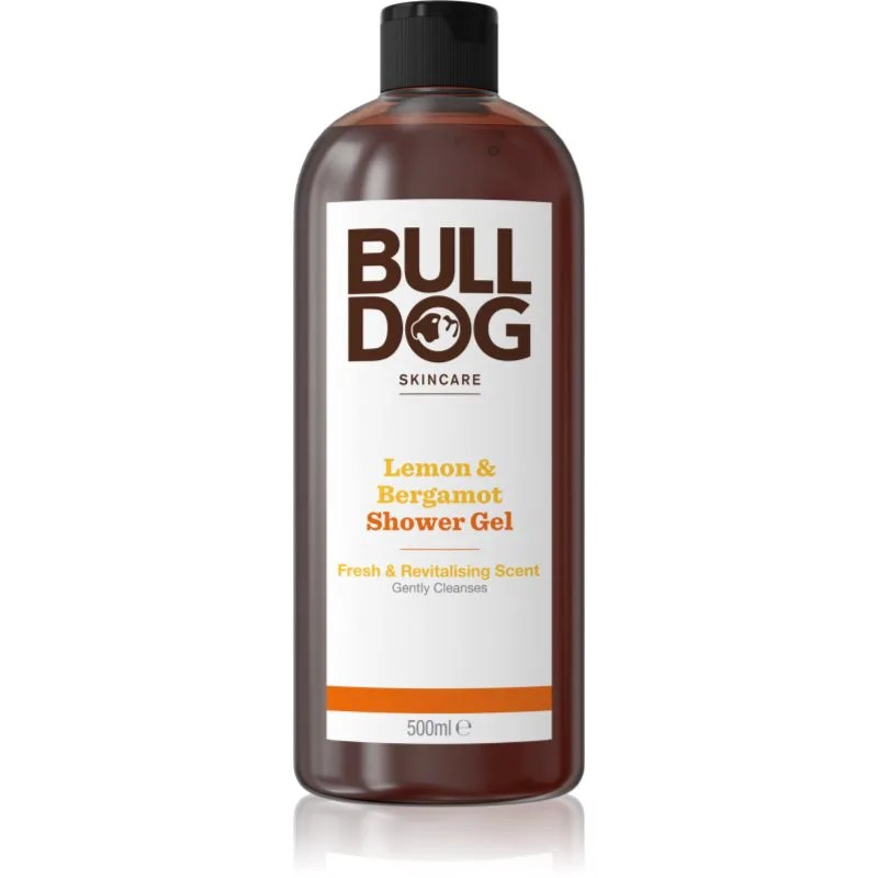 Bulldog Lemon & Bergamot Shower Gel τζελ για ντους για άντρες 500 ml