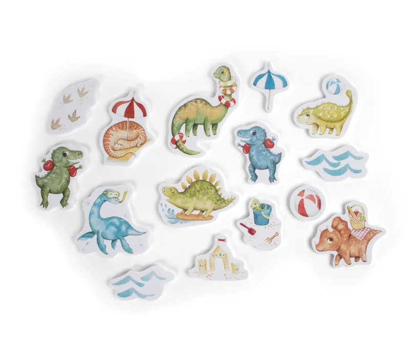 Filibabba - Foam Bath Toys - Dino Beach