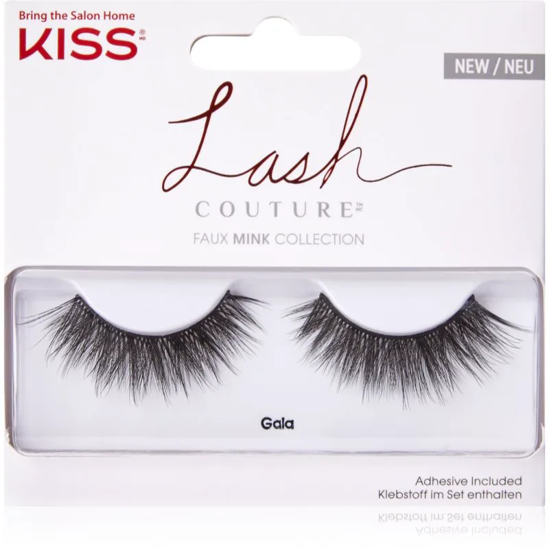 KISS Lash Couture Faux Mink τεχνητές βλεφαρίδες Gala 1 ζευγάρι