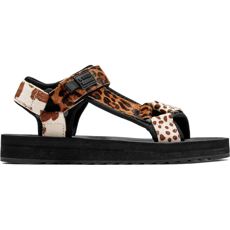 D. Franklin animal print σανδάλι 361017 multi