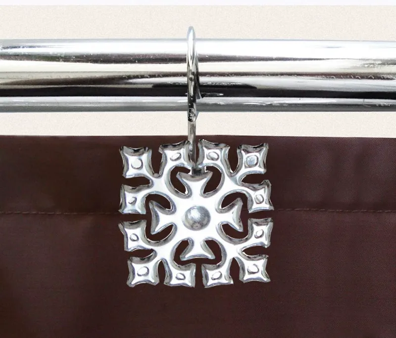 Κρίκοι Κουρτίνας Μπάνιου 12τμχ San Lorentzo Lace Chrome