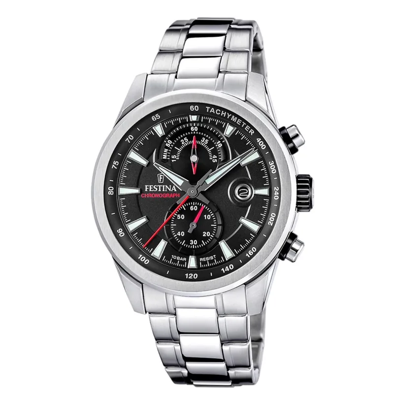 Ρολόι Ανδρικό Stainless Steel Chronograph Bracelet Festina F20694/6