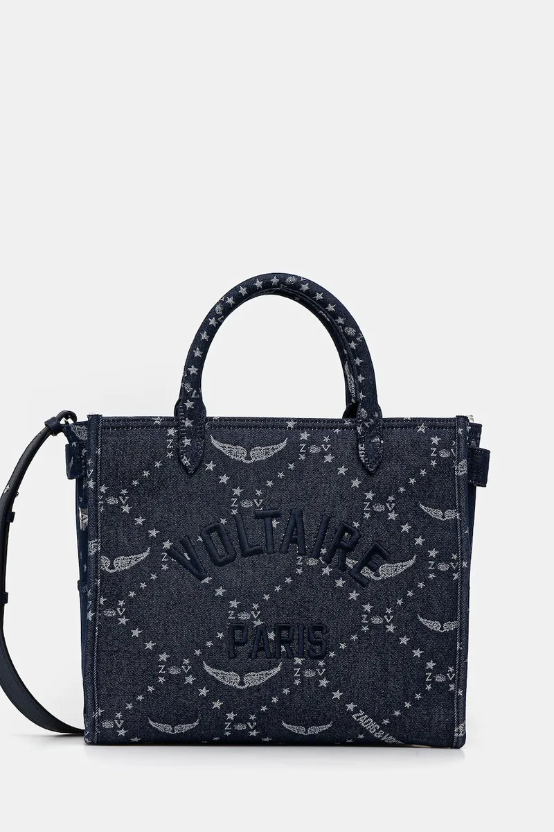 Τσάντα ZADIG&VOLTAIRE ANGEL TOTE DENIM MONOGRAM
