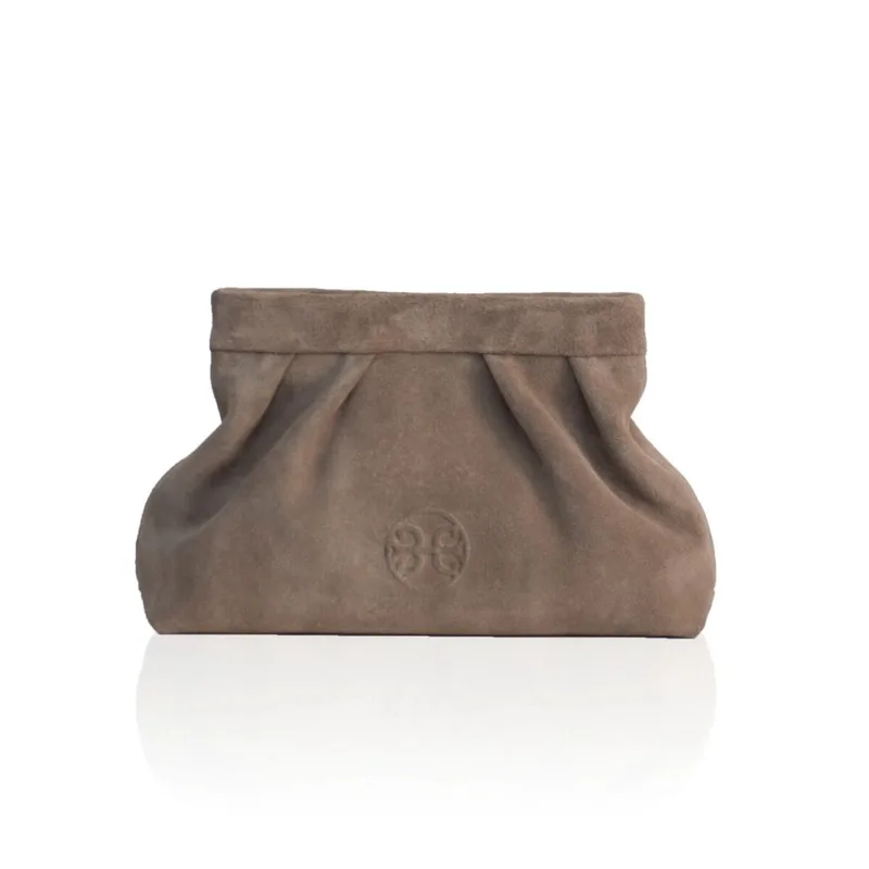 Bonendis Kiss Δερμάτινο Pouch Μόκα