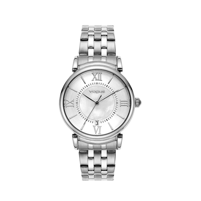 Ρολόι Γυναικείο Ασημί Bracelet Stainless Steel Vogue 2020612083
