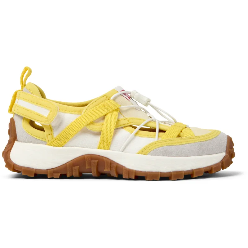 CAMPER Drift Trail - Sneakers Για Κορίτσια - Λευκό,Κίτρινο, Μέγεθος 38, Cotton fabric
