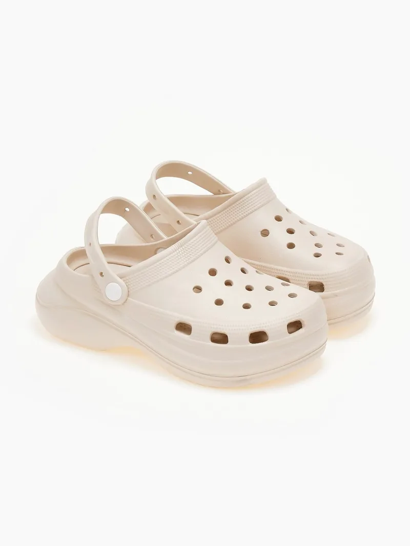 Platform Clogs - CZ11-01 - Μπεζ