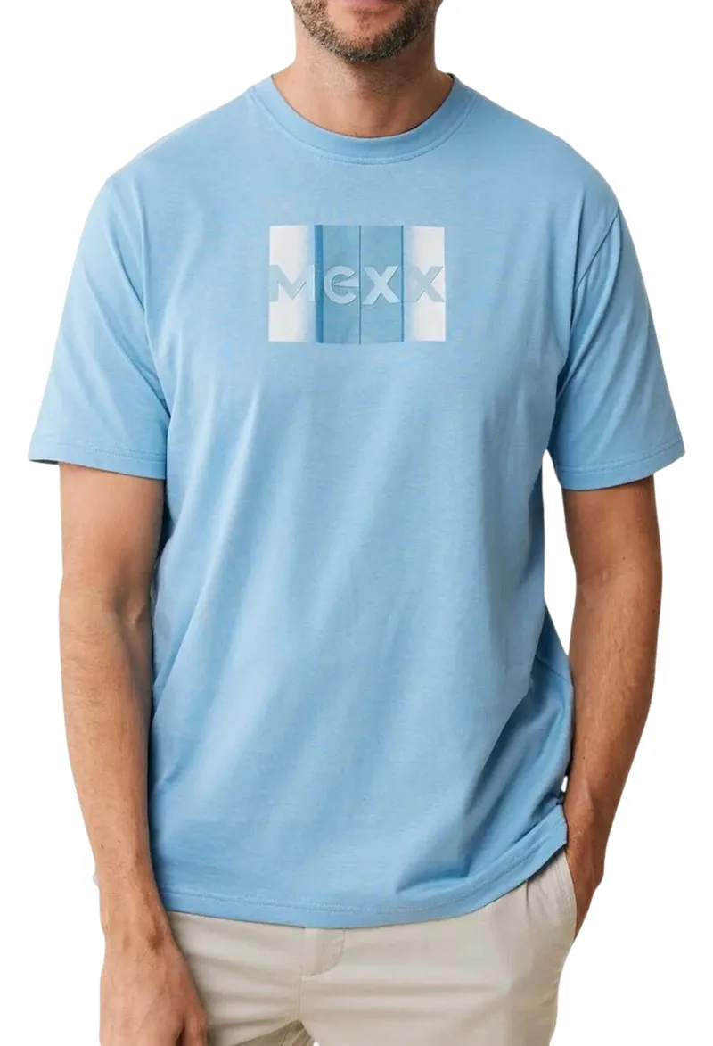 Μπλούζα Κοντομάνικη Mexx Logo Print MF007804551M-Fresh Blue Ανδρικό