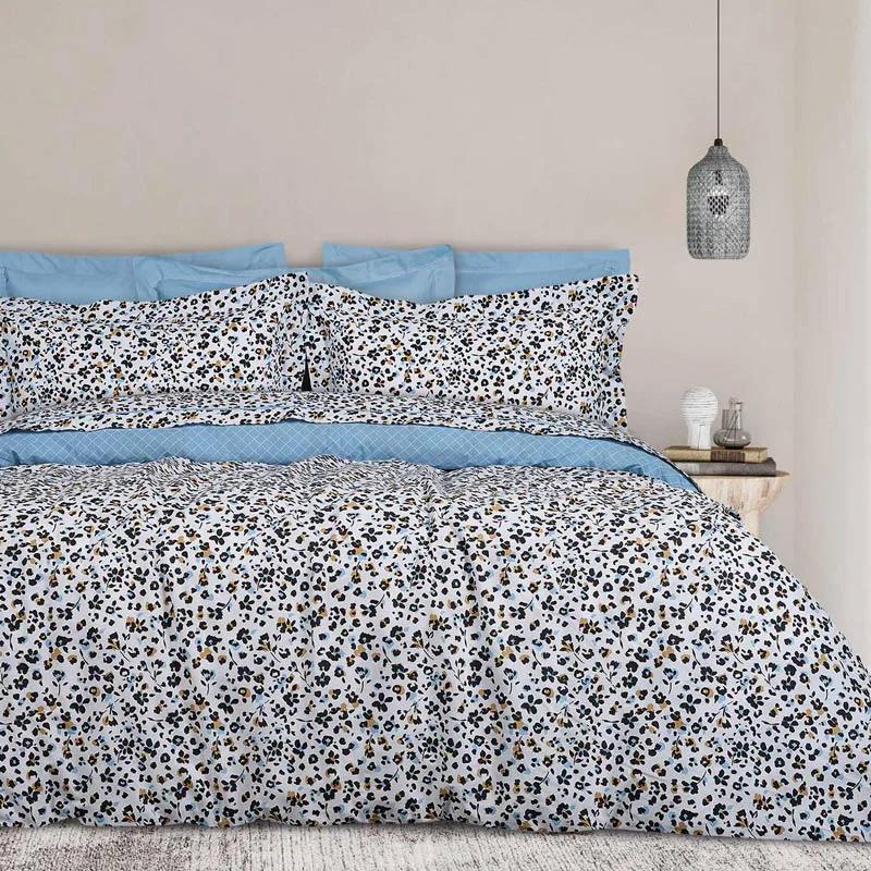 Σεντόνια King Size Σετ Das Home Happy 9622 Blue 260x280