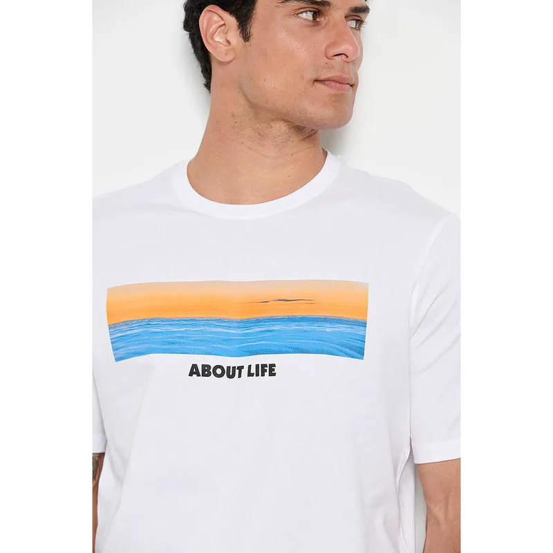 BDTKM T-SHIRT 1231-951928 ΛΕΥΚΟ