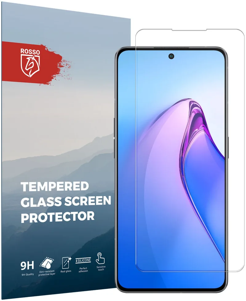 Κόκκινο Tempered Glass - Αντιχαρακτικό Προστατευτικό Γυαλί Οθόνης Oppo Reno8 Pro - Clear (8719246375491)
