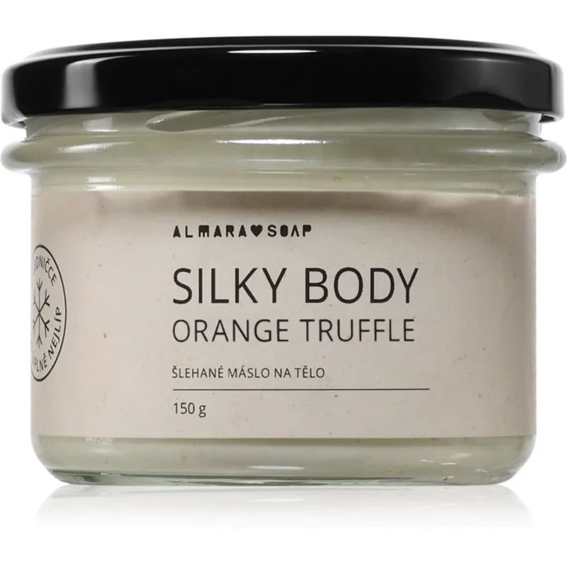 Almara Soap Silky Body βούτυρο σώματος σαντιγί Πορτοκαλί Truffle 150 γρ